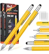 FLYHOMES Multitool Pen, 6 in 1 Multi tool Pen Set, Cool Gadgets for Men, Tools for Men, EDC, Birt...