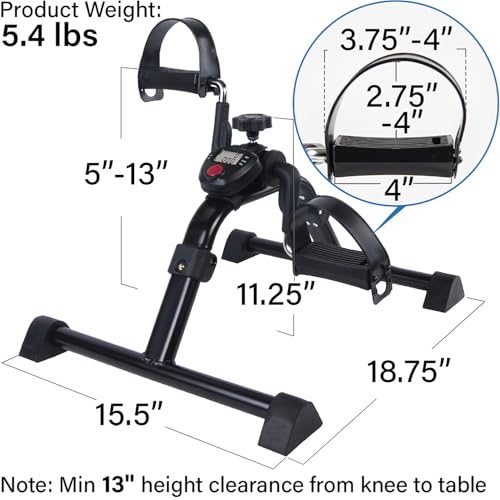 Vaunn 565-SERIES-E Medical Under Desk Bike Pedal Exerciser thumb #3