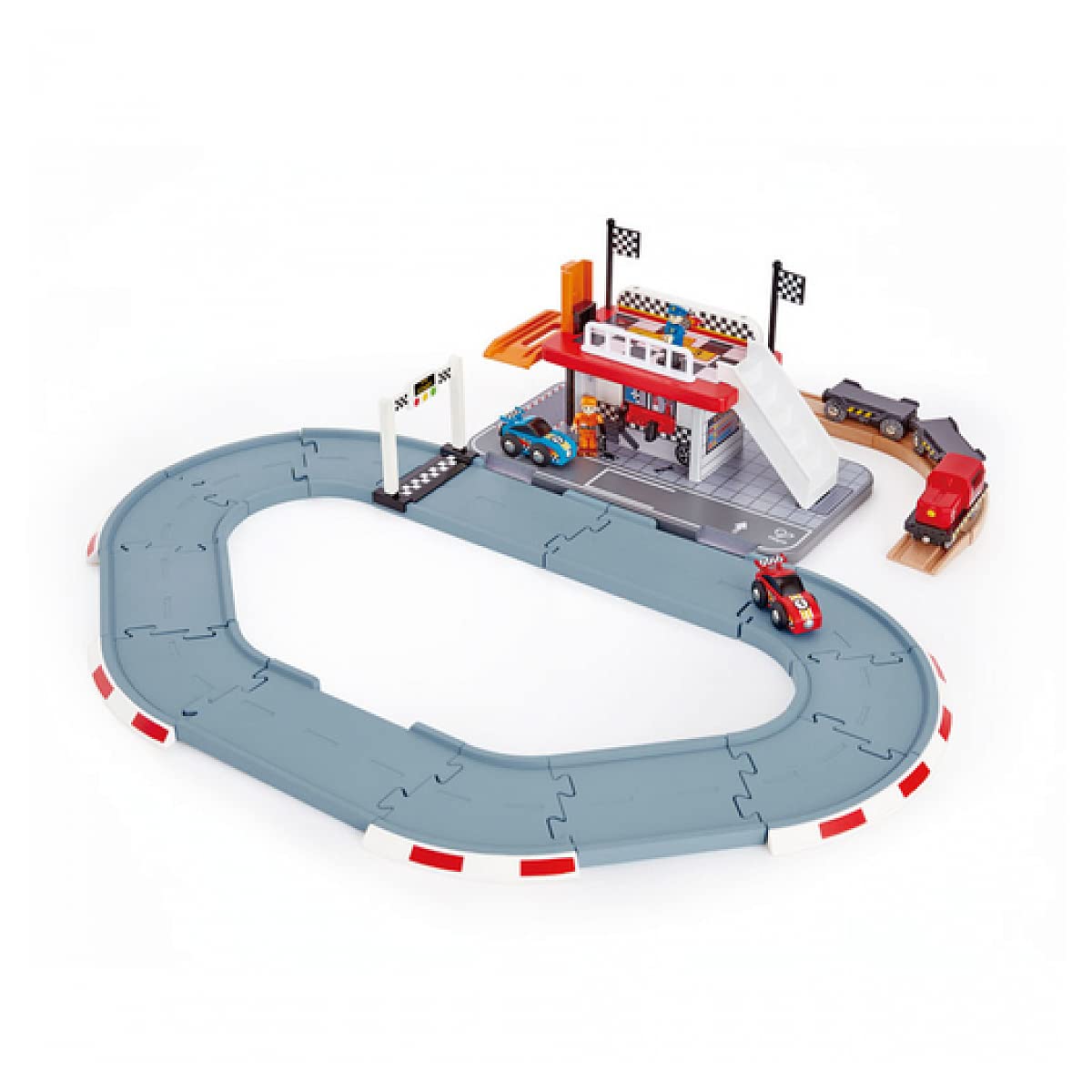 ヘチャンセット Amazon.co.jp: Hape(ハペ) レーシングサーキットセット E3734