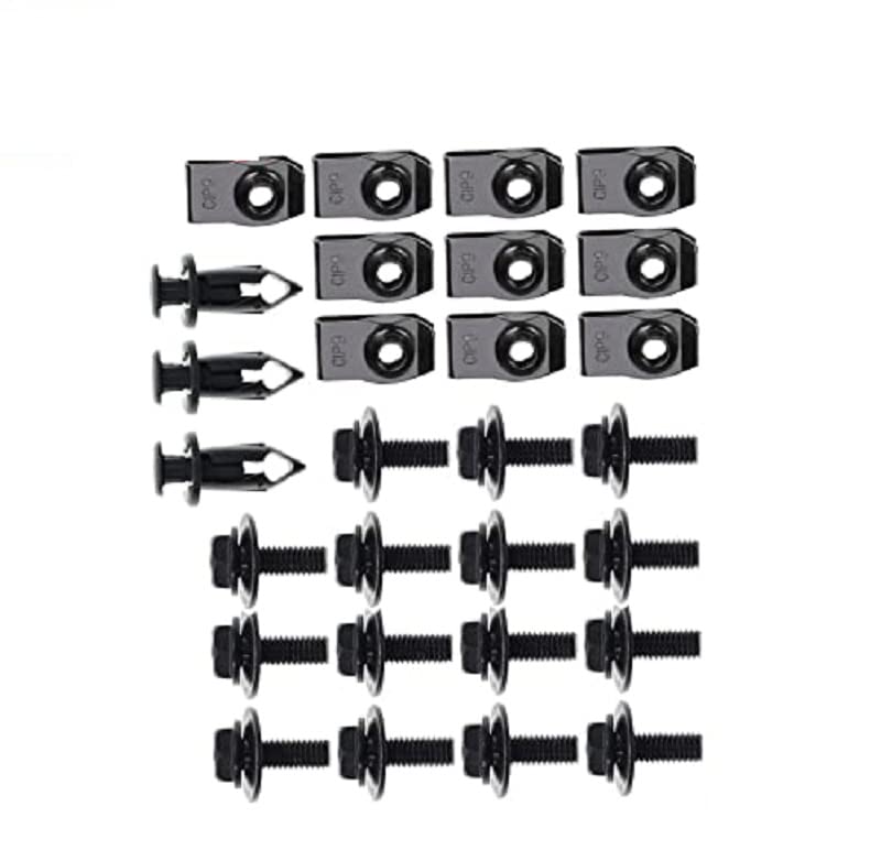 Splash Shield Guard Bumper Hardware Kit Bolt Screw Clip Nut for 370Z 350Z 715668593589 Model_TRD-RST-1001