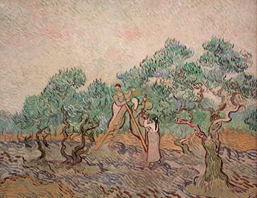 Toile murale abstraite Van Gogh pour une atmosphère sereine au salon
