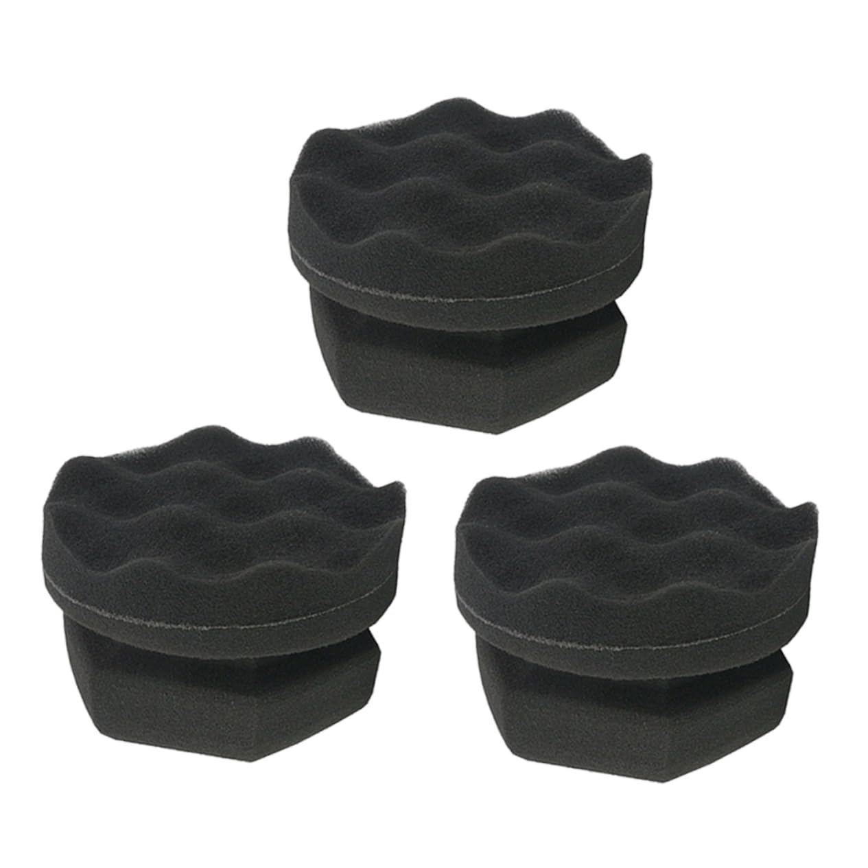 ibasenice 9piezas Esponjas De Cera para Automóvil Esponjas De Pulido y Abrillantado Alta Densidad para Aplicación De Cera y Limpieza Interior para Mantenimiento De Asientos Tablero