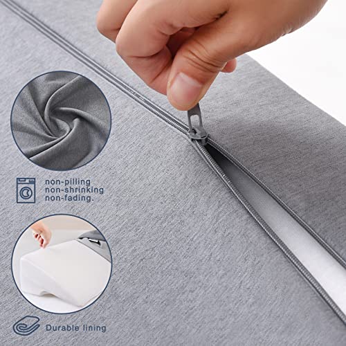 Enitya Bed Wedge Pillow,Headboard Pillow/Bed Pillow Wedge For Headboard Gap/Bed Gap Filler/Mattress Gap Filler(0-5") Between Heardboard And Mattress（King Size） #TOP5