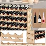 Zoom IMG-1 costway cantinetta portabottiglie vino di Zoom IMG-1 costway cantinetta portabottiglie vino di