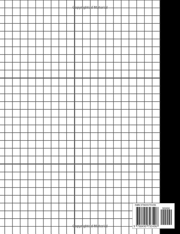 Miniatura 2 de 1 cm Graph Paper Composition Notebook Quad Ruled Grid Notebook (Large, 8.5 x 11 inches) 120 pages, for Math and Science Students White