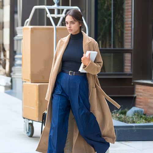 VONMELLI Women Belt Trend Belt with Gold Buckle Fashion Leather Waist Belt for Jeans Pants2