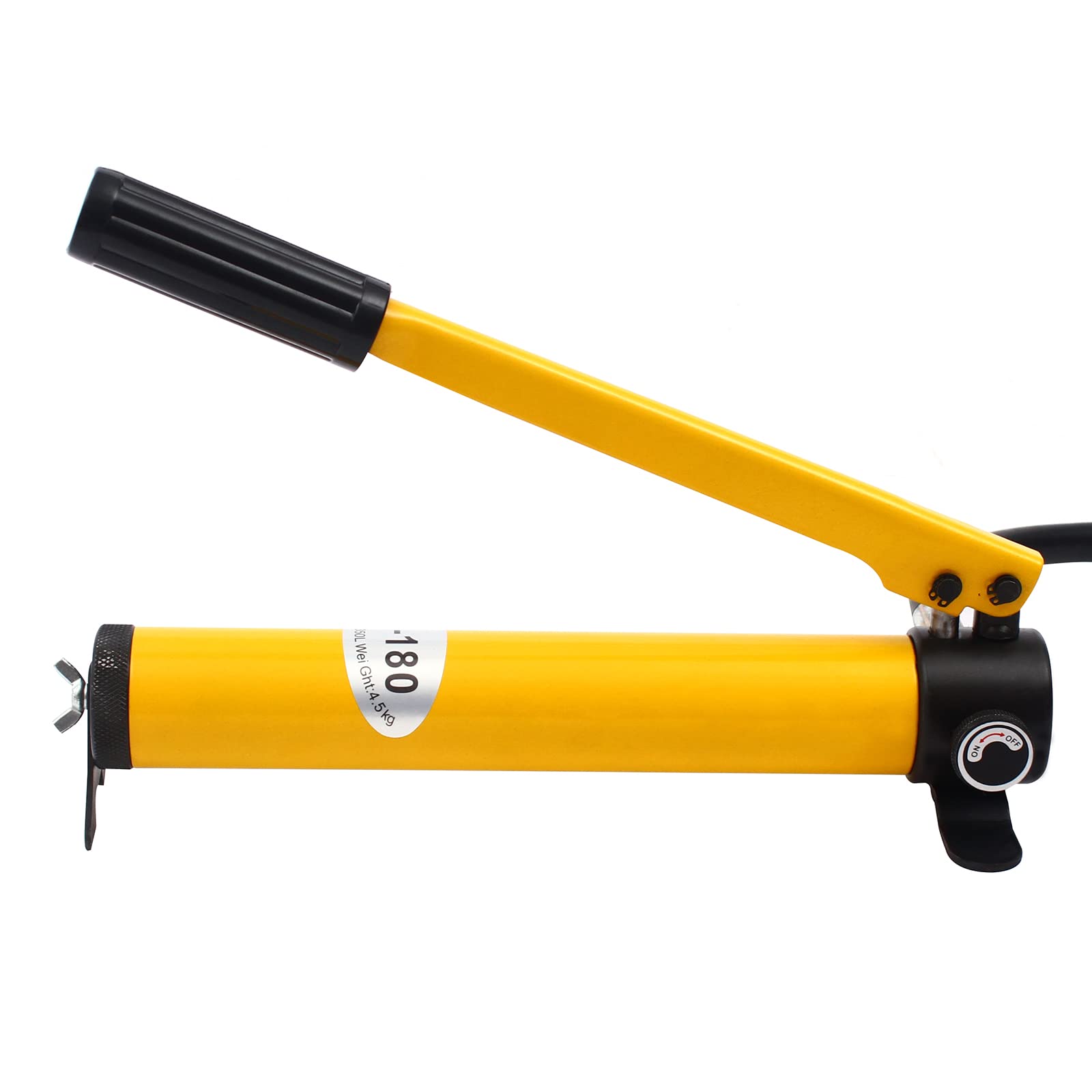 Hydraulic Hand Pump Manual Ram Pump 10000psi Porta Power Pump for Hydraulic Tools (CP-180 Hydraulic Hand Pump)