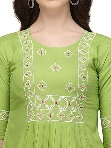 Image of Riva Enterprise Rayon Fabric with Embroidery Stitched Top