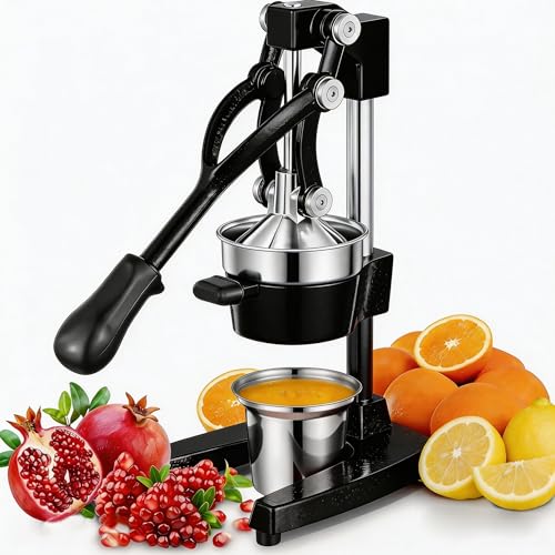 Gowintech Commercial Heavy Duty Cast Iron Hand Press Manual Orange Citrus Lemon Lime Grapefruit...