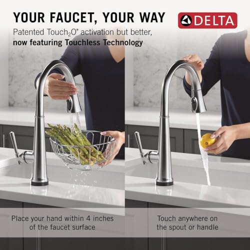 Image of Touch2O Technology Kitchen Faucet with Touchless Technology
