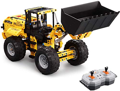 LAKIOMZ Technic Loader Bausteine, 2.4G 4CH Fernbedienung Radlader Truck, Bausätze Kompatibel mit Lego Technic - 491… – Bild 5
