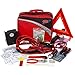 LIFELINE 4388AAA Excursion Road, 76-Piece Car Air Compressor, Jumper Cables, Flashlight and First Aid Kit