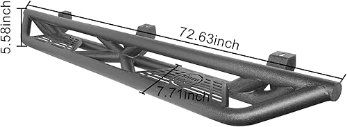 Miniatura 8 de u-Box Wrangler - Barras de estribo laterales compatibles con Jeep Wrangler JLU 4 puertas Unlimited 2018 2019 2020 2021 2022