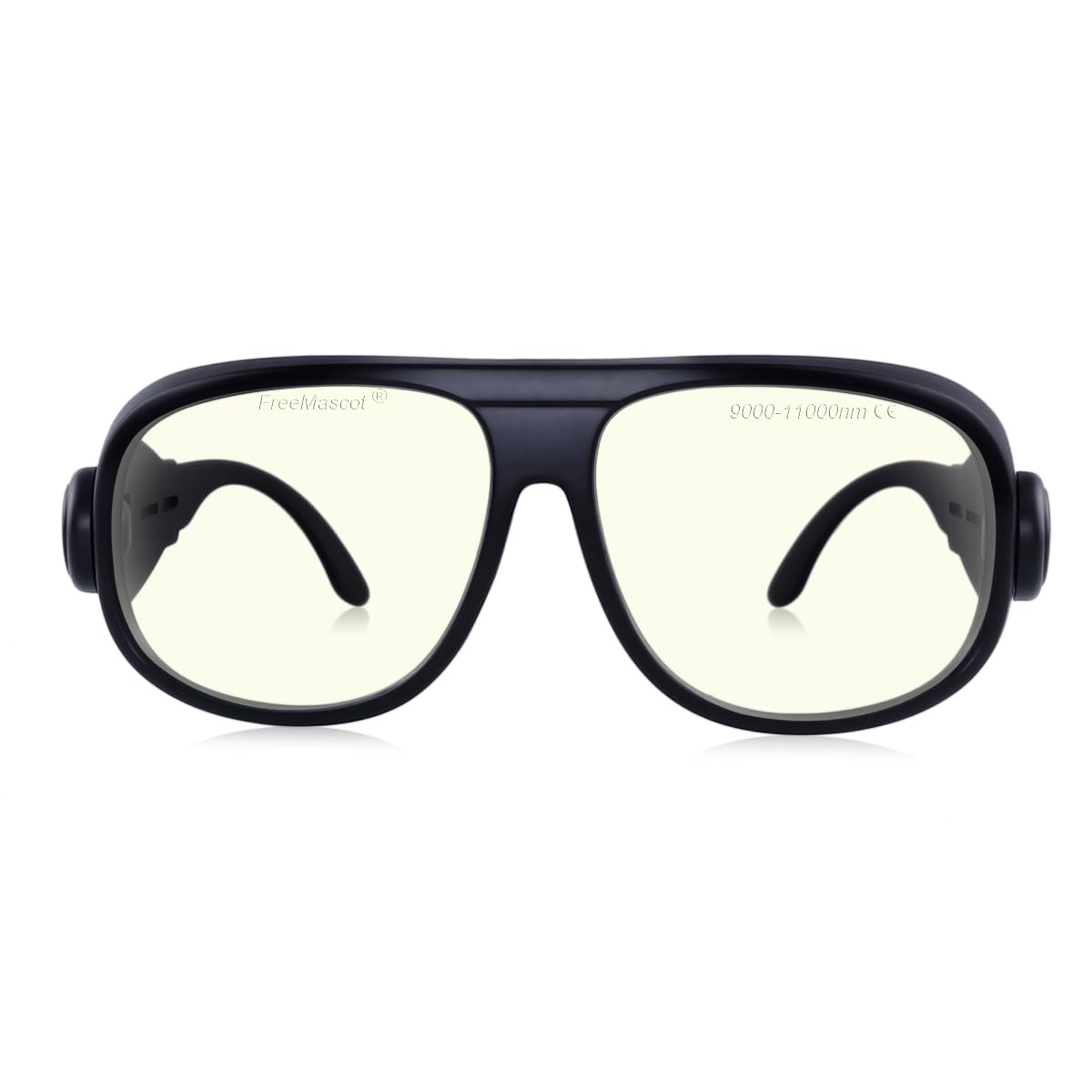 FREEMASCOT OD 6+ 9000nm-11000nm Wavelength CO2 Laser Safety Glasses for 10.6um CO2, 10600nm Laser Safety Goggles (Style 1B)