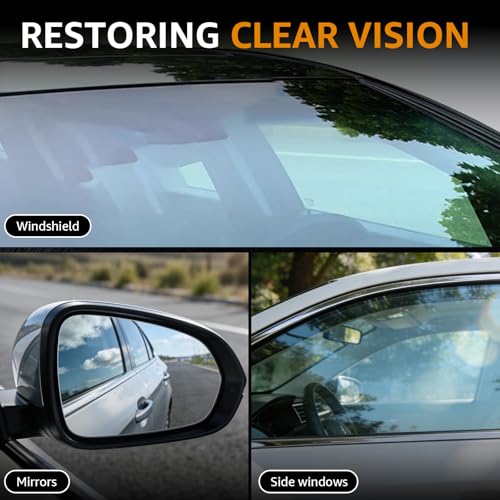 for 2 Glass Emulsion Cleaner, Handheld Windshield Brush with 100 mL Windshield Oil Film Remover, Cleans Oil, Grime Fog, Glass Emulsion Glass Oil Film Remover (2 pack) Subscribe - image 2