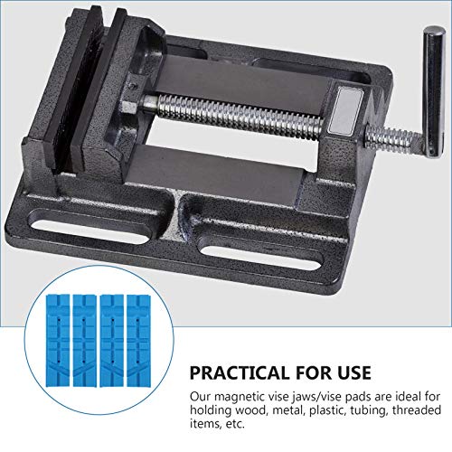 TEHAUX Duas Pinzas Pu Rua Almohadilla de Mand Íbula de Vicio- 2 Juegos de Protector de La Tapa de La