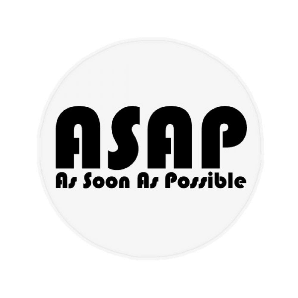 Tapis anti-slip sol multicolore de 50cm avec citation inspirante pour sécurité maison