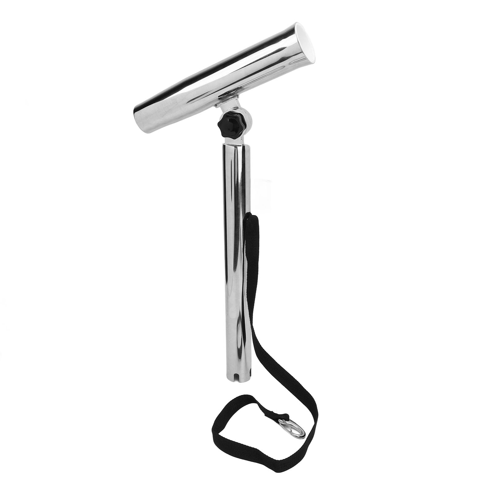 Kikumi Soporte para Caña Elegante con Estabilizador, Soporte para Caña Elegante con Estabilizador Ajustable, Resistente, Resistente Al Desgaste de 1 a 5/8 Pulgadas para Yates y Barcos