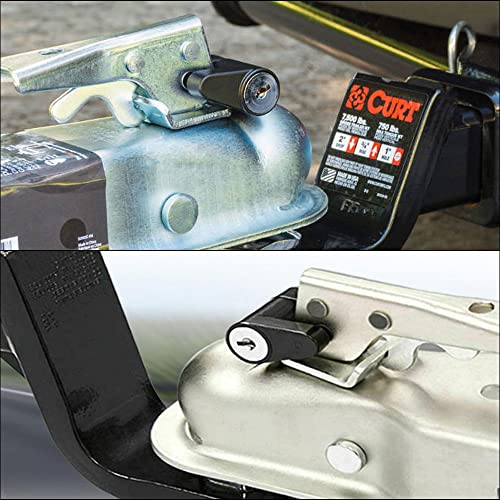 scottchen PRO Trailer Hitch Coupler Lock, Black Dia 1/4 Inch Tongue Lock pin,3/4 Inch Span for Tow Boat AUTO RV Truck Car\'s Coupler (1 Pack) - Thumbnail 7