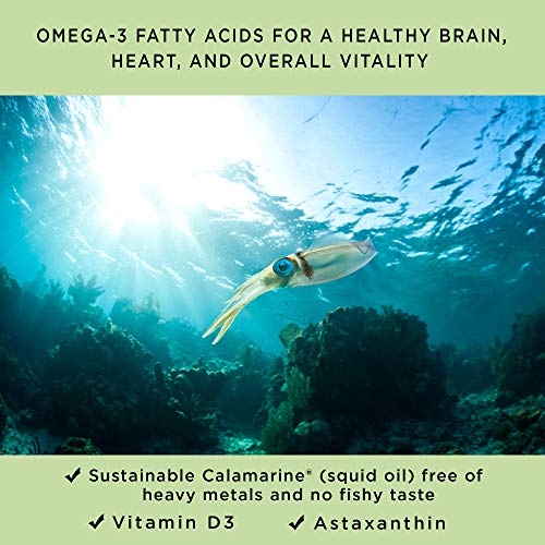 Newport Natural Health Omega-D3, Concentrated Epa & Dha, Astaxanthin & Vitamin D3 | Superior Dha & Epa Ratio For Heart, Brain, Joint & Immune Health, Sourced From Sustainable Calamarine (Squid Oil) #TOP3