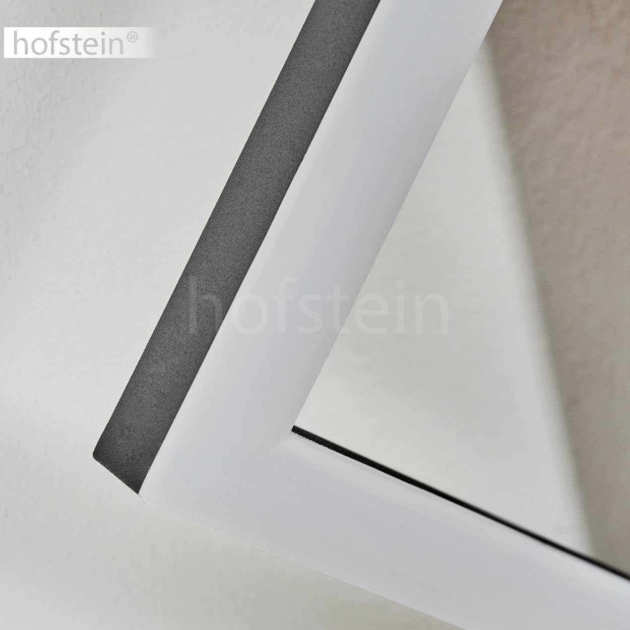 LED Wandleuchte Cascada, moderne Wandlampe aus Metall/MDF/Kunststoff in Schwarz/Holzoptik/Weiß, 12 Watt, 1350 Lumen, 3000 Kelvin