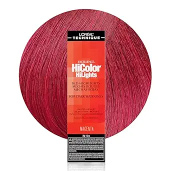 L'Oréal Technique HiColor Red Highlights - Permanent Hair Color for Dark Hair