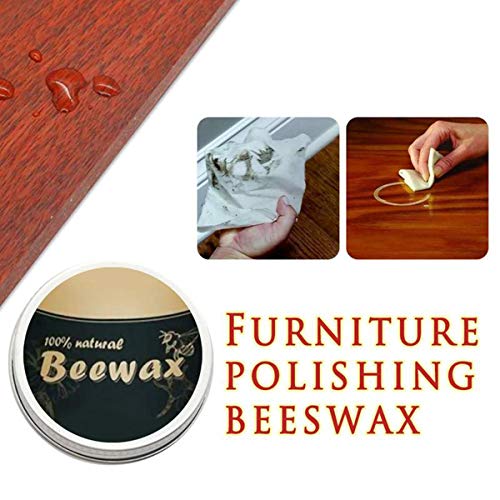 Wood Seasoning Beewax, Multipurpose Natural Wood Wax Traditional Beeswax Polish For Furniture, Floor, Tables, Chairs, Cabinets #TOP2