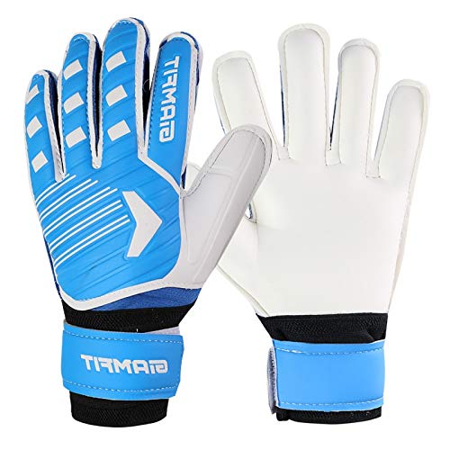 Guantes de Portero,Guantes Portero Tamaño for niños Adultos Portero Dedo Guantes de protección Espesado látex Guantes de Portero de fútbol Guantes de Portero de fútbol
