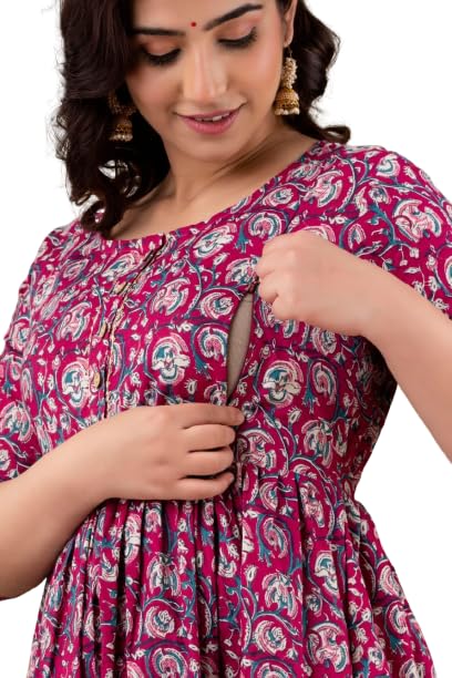 Image of Women's Maternity Feeding Kurti for Women