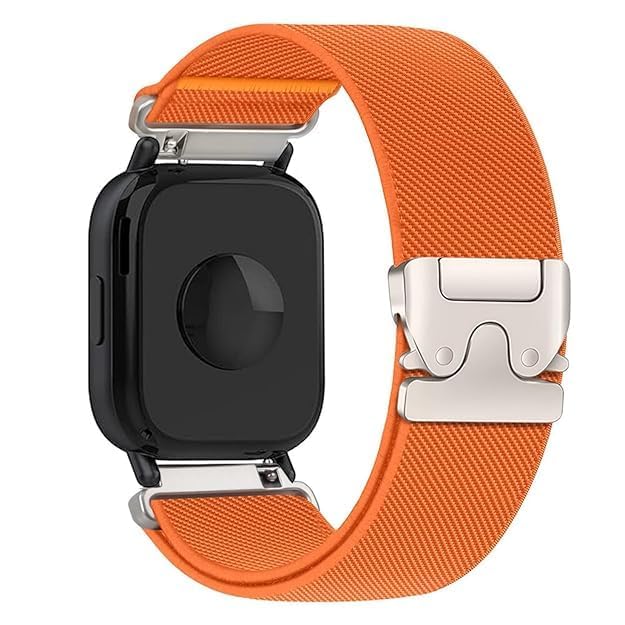 yodi 22mm nylon sport loop ankle/arm band compatible with amazfit helio strap, elastic braided bicep band running replacement for garmin venu 3/venu 2/vivoactive 4/forerunner 255 265/galaxy watch 3 45mm 46mm