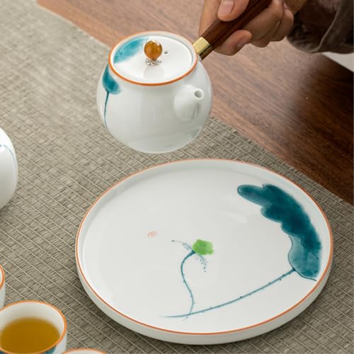 Tetera de cerámica original pintada a mano, el juego de té de 7 piezas ideal para regalar 7