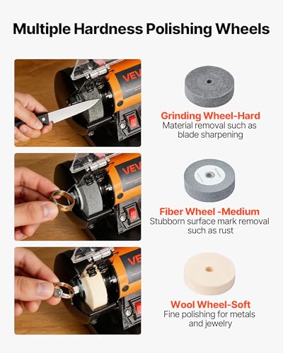 VEVOR High-Speed Bench Polisher