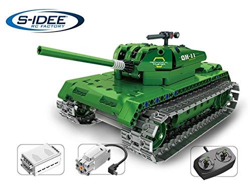 Preisvergleich Produktbild s-idee® 8011 RC Bausteinpanzer mit Fernsteuerung