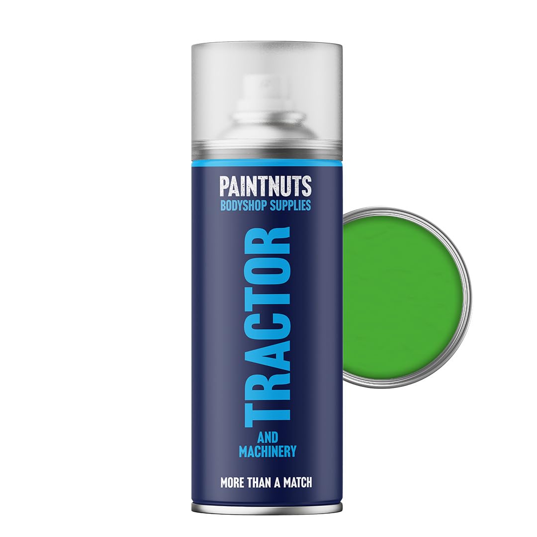 Paintnuts Fendit New Green Tractor & Machinery Paint Suitable For (Lm0208) - 400Ml Aerosol