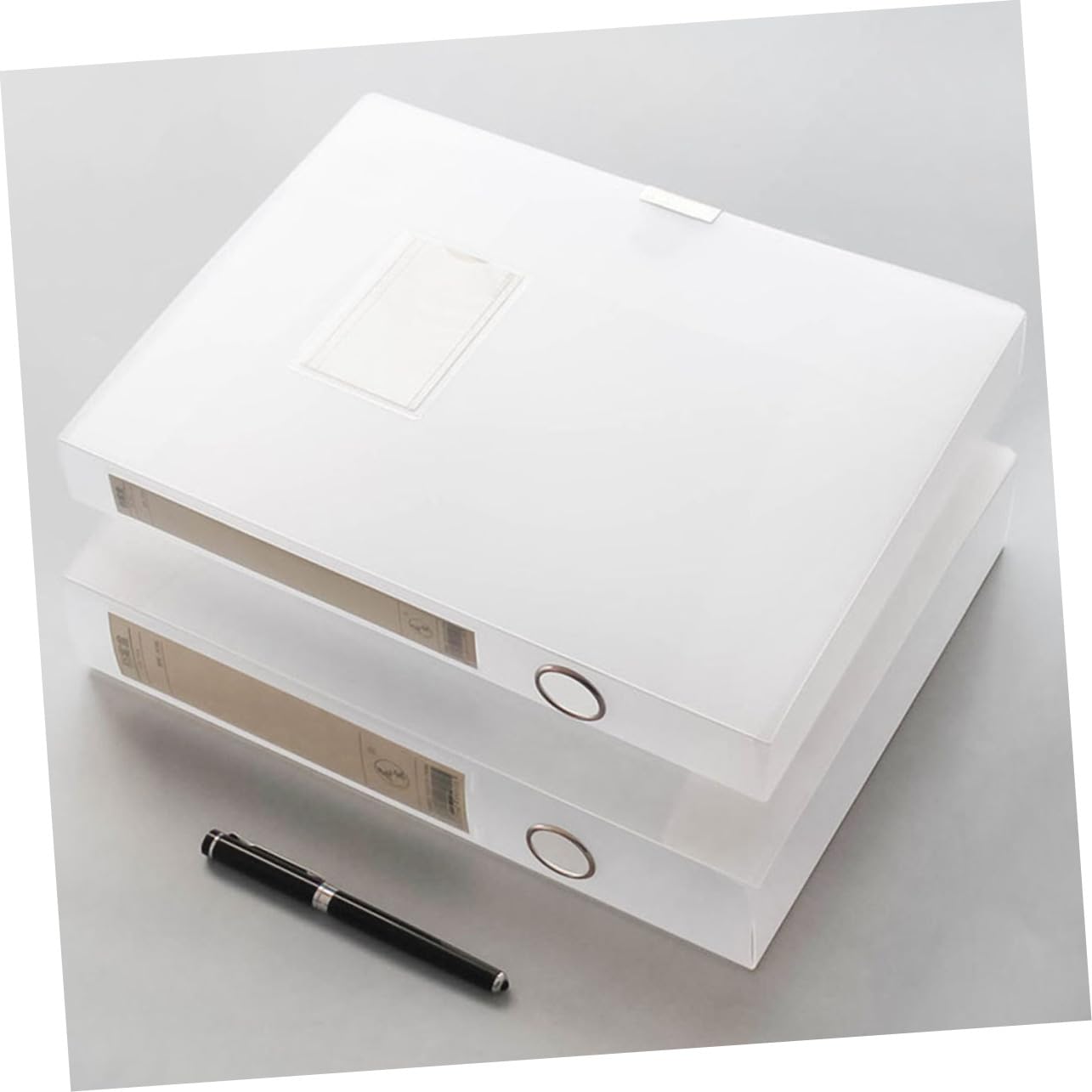 NUOBESTY 4piezas Cajas Transparentes De Almacenamiento Organizador De Archivos Para y