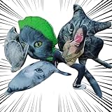 Generic Custom Ugly Cat Toy - Personalized No-Edge Irregular Shaped Plush Pillow Printed with Your Photo, Funny Long Strip Pet Doll for Cats and Dogs Pet Owner