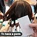 SmallCat 100pcs Perm Papers for Hair, End Wrapping Papers for Perm Rods, Disposable High Temperature Resistant Thick Toughness Hair Curling Styling Paper for Cold Hot Perms for Salon or Home
