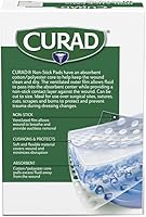Vista 3 de CURAD Almohadillas antiadherentes estériles, 2" x 3", no hechas de látex de caucho natural, 10/caja