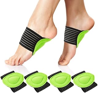 Unoutur 2 Sets Arch Support, Unisex Plantar Fasciitis Insoles Plantar Fasciitis Relief for Flat Arches, Fallen Arches, High Arch, Flat Feet