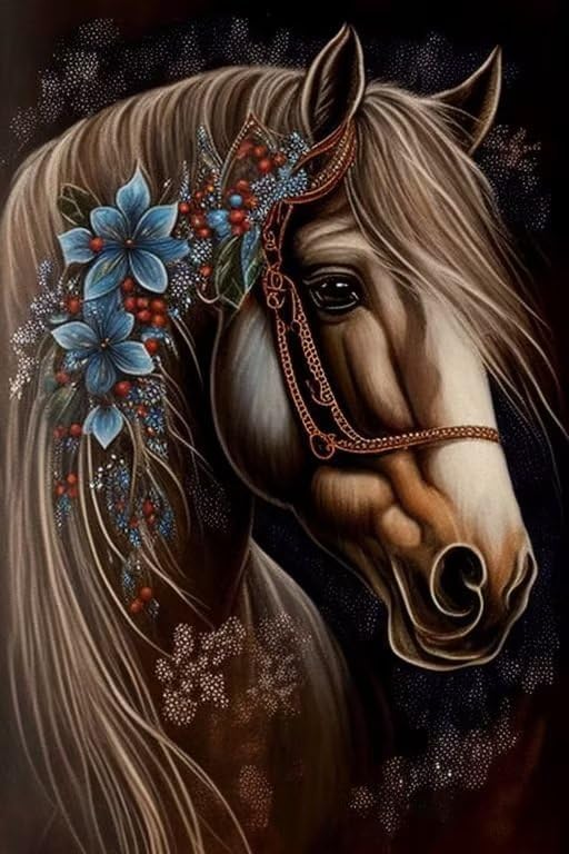 Caballo de flor estético, rompecabezas de madera de alta dificultad de 1000 piezas, entretenimiento familiar, ocio, diversión interactiva,