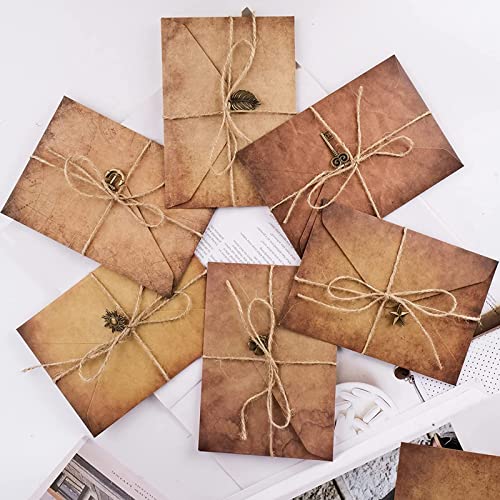 Set di Scrittura Vintage, Buste in Carta Kraft