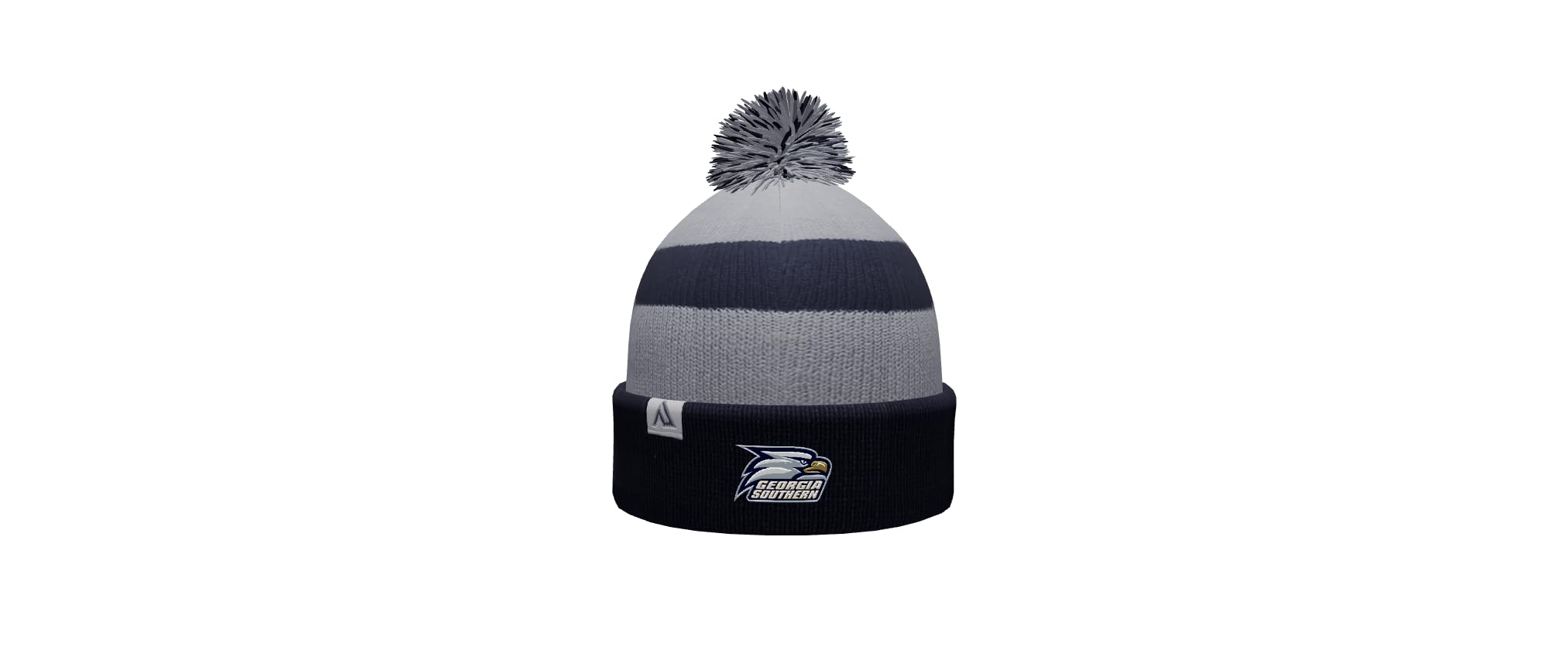 Sport Your Gear Georgia Southern Eagles Prime Cuffed Fold Over Pom Pom Winter Knit Hat Beanie Alternate