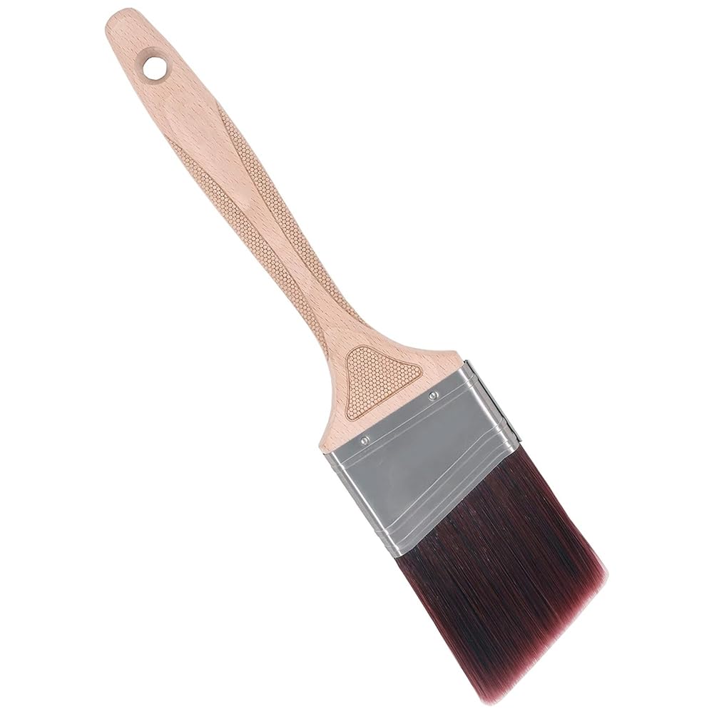 UDSKNV[KSL Sweeping Gray Brush 2.5 Inch Angled Paint Brush for Detailed Trimming and Touch Ups, for Boundary Tracing Brush