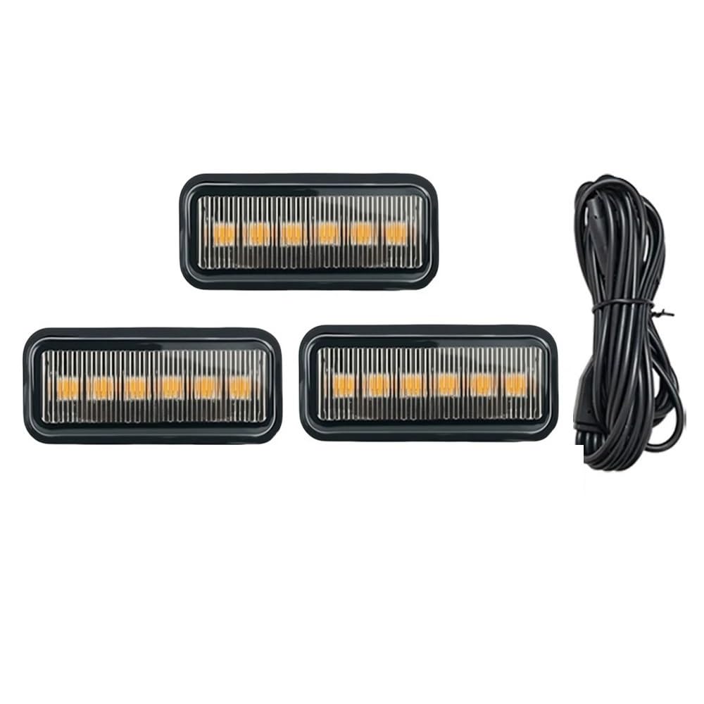 18LED luz de parrilla delantera/conducción/luces de posición coche luz de circulación diurna rueda Eyeb