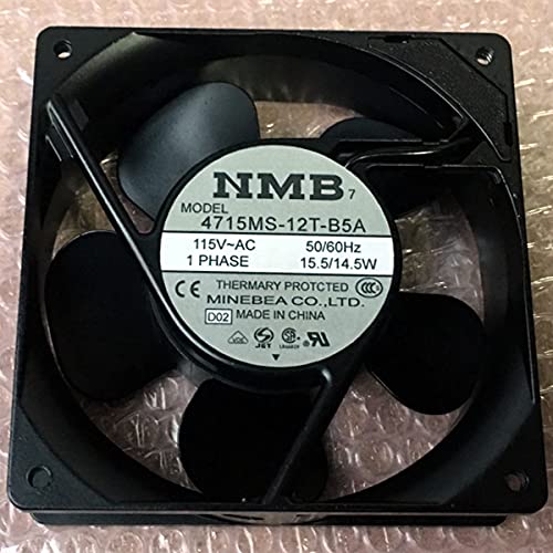4715MS-12T-B5A 115VAC 15.5/14.5W 120mm×120mm×38mm Cooling Fan