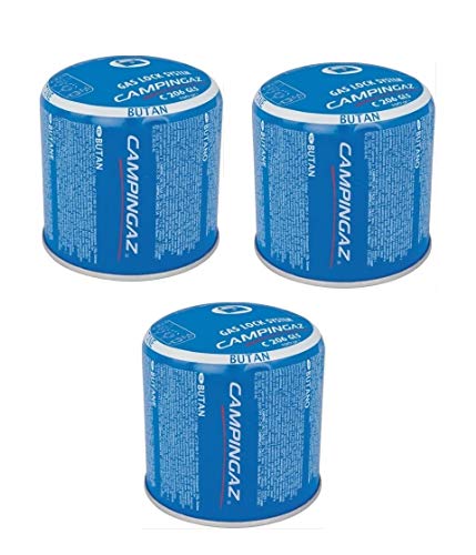 ALTIGASI Bombona de Cartucho de Gas 190 g – C206 GLS Campingaz C206GLS – con Sistema de Seguridad de Membrana – Oferta para 3 bombonas