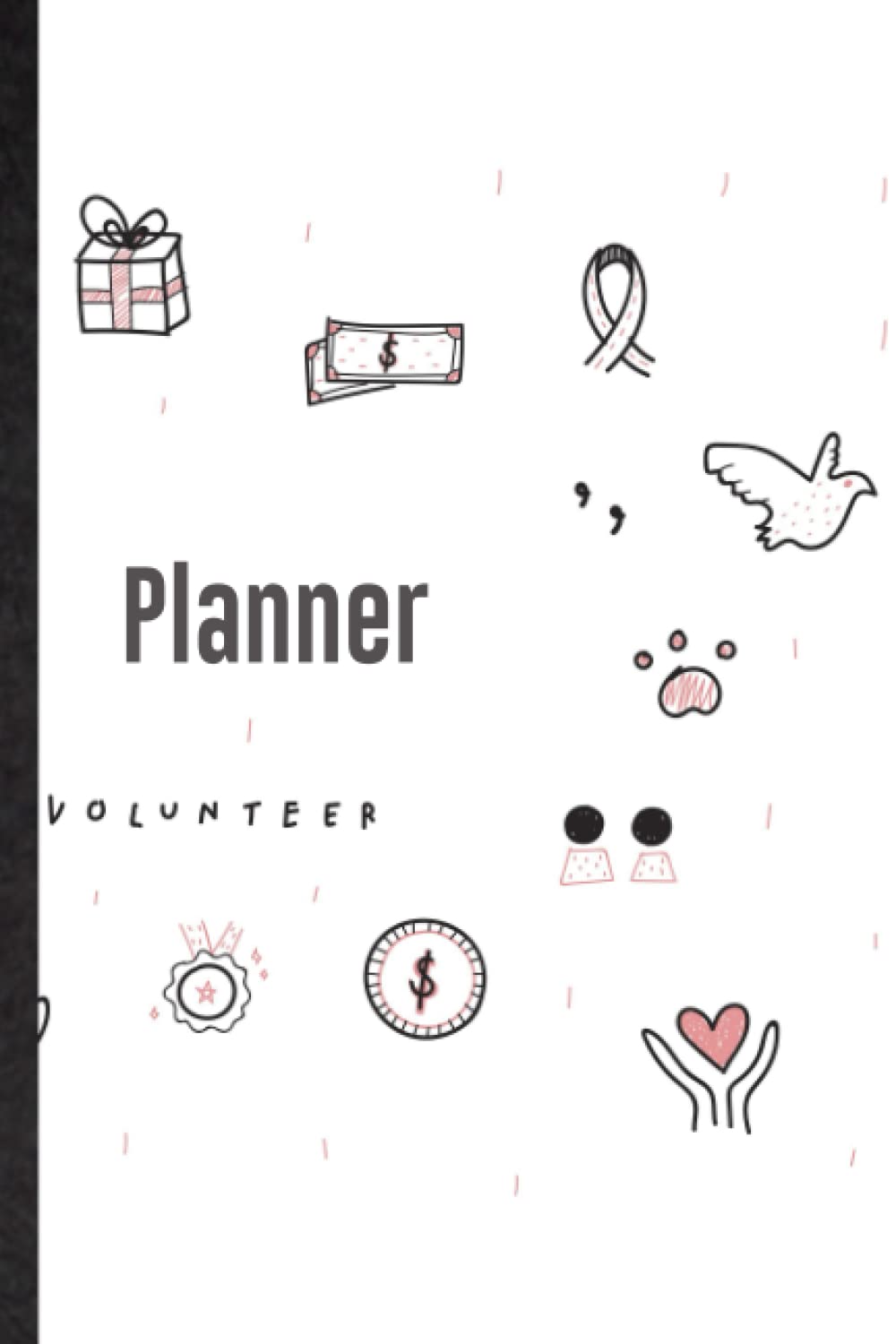 Planner. Personal Stylish Monthly & Weekly Organizer Notebook With Voluntary & Caregiving Design. Fun Unique Office Supplies. Help Keep You On Track: ... Novelty Gift For Social Service Worker