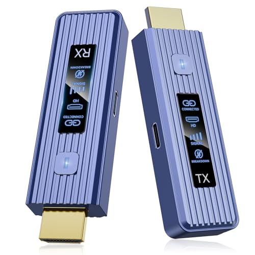 𝐏𝐫𝐨-𝐆𝐫𝐚𝐝𝐞 Wireless HDMI Transmitter and Receiver, 360FT/110M Stable...
