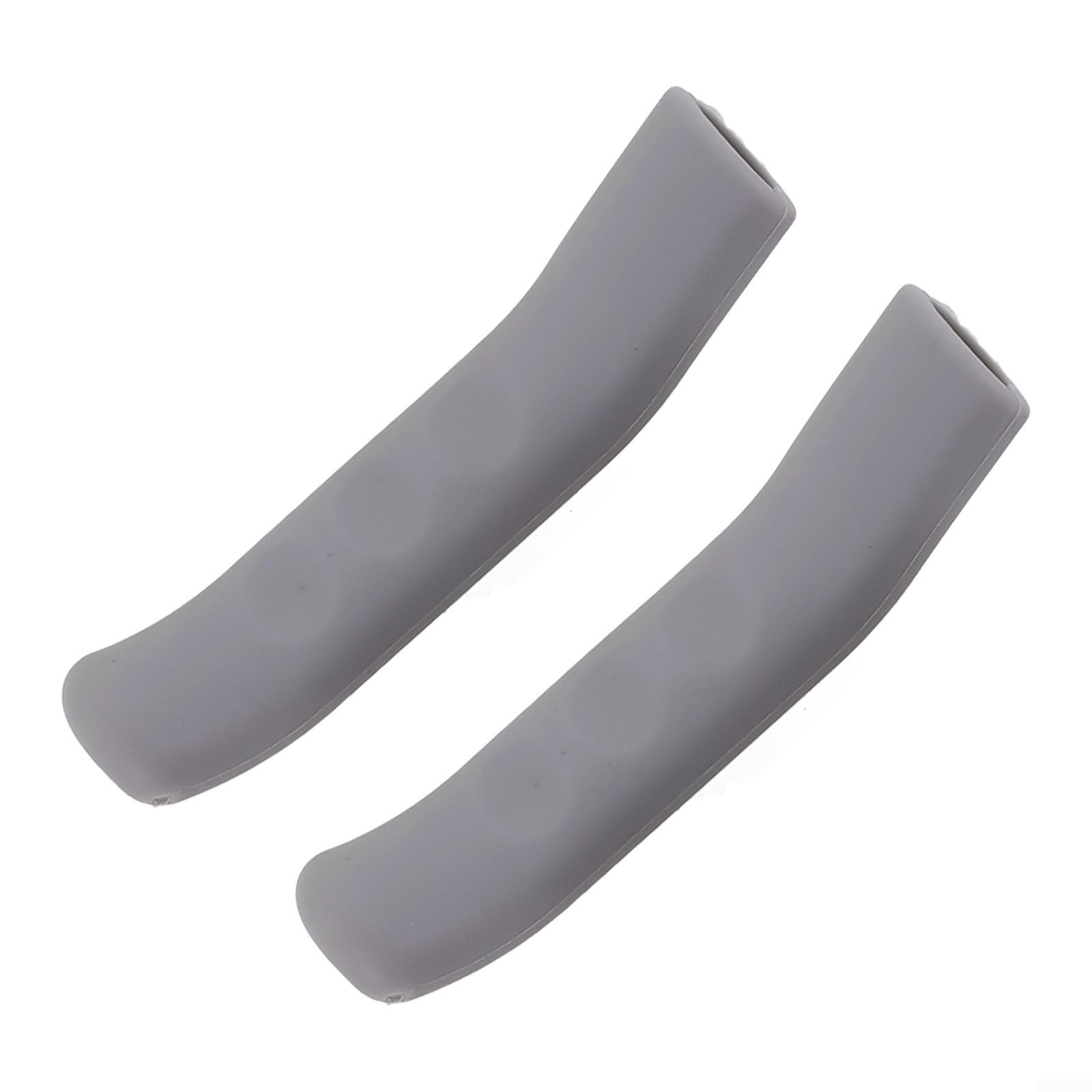 Posheliox Bicycle Brake Lever Covers, Anti-Slip TPR Material For Mountain And Road Bikes, Soft Shock-Absorbing Grip, Ergonomic Design, 1 Pair, Multiple Colours Available(Gray)
