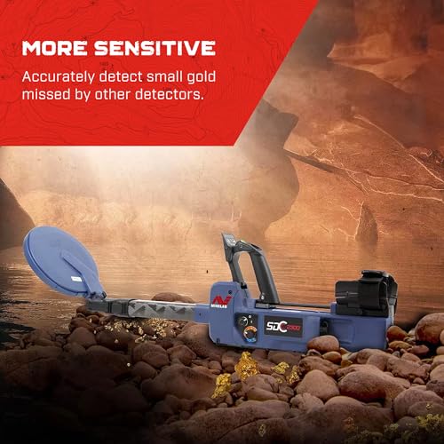 Image of Minelab SDC 2300 Waterproof Fine Gold Detector for Adults with 8 inch Round Monoloop Coil (Headphones Included)